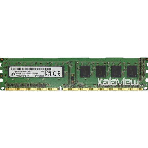 رم کامپیوتر میکرون 4GB مدل DDR3L باس 1600MHZ-12800 چین MT8KTF51264AZ-1G6E1 507 تایمینگ CL11